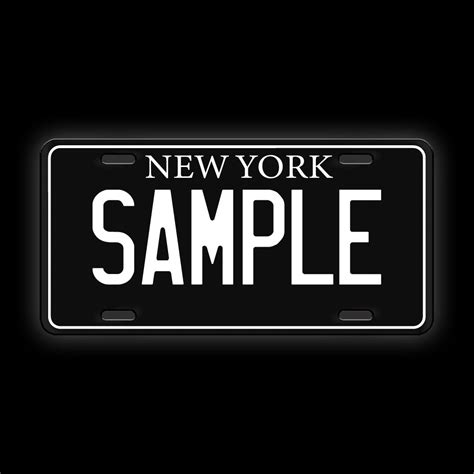 new york custom license plates.